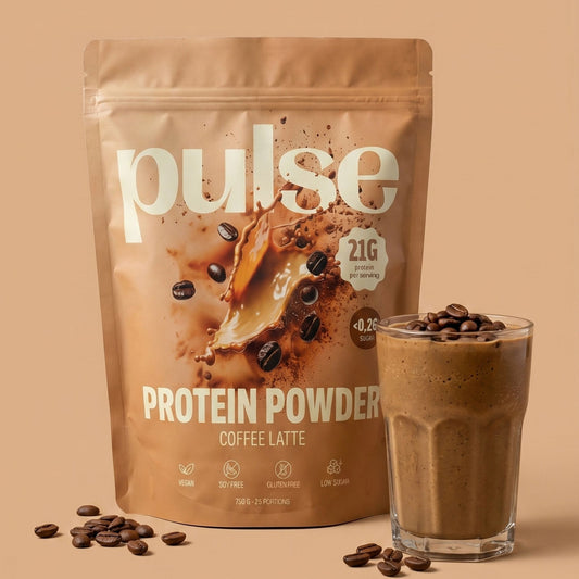 Poudre protéinée végétale café 750g