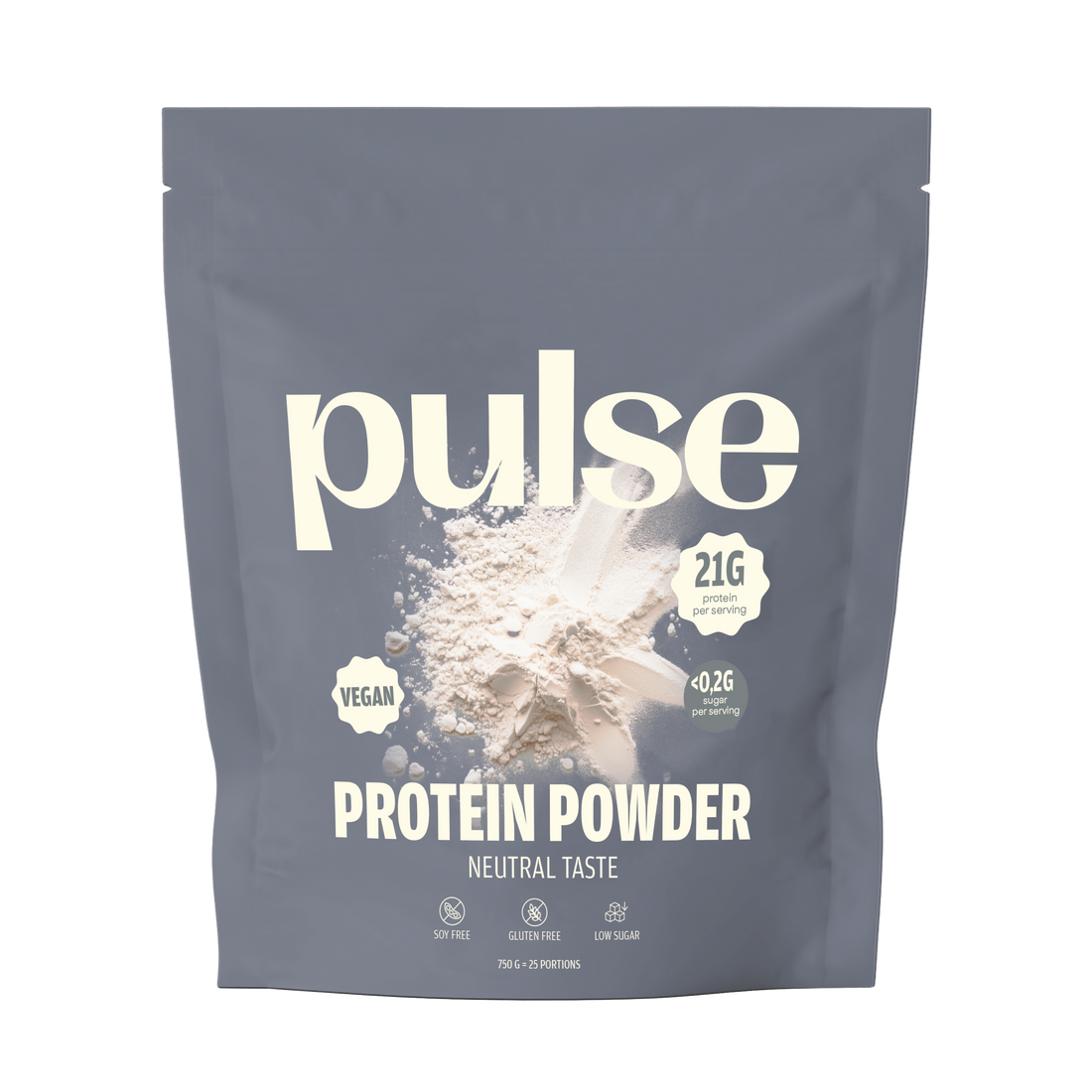 Neutrale smaak vegan eiwitpoeder 750g