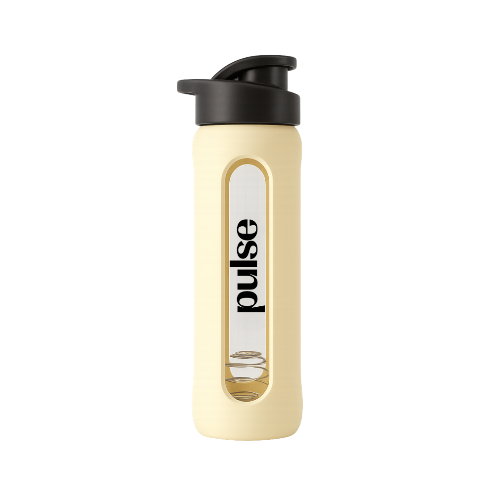 Shaker en verre pour boisson protéinée - Pulse Protein