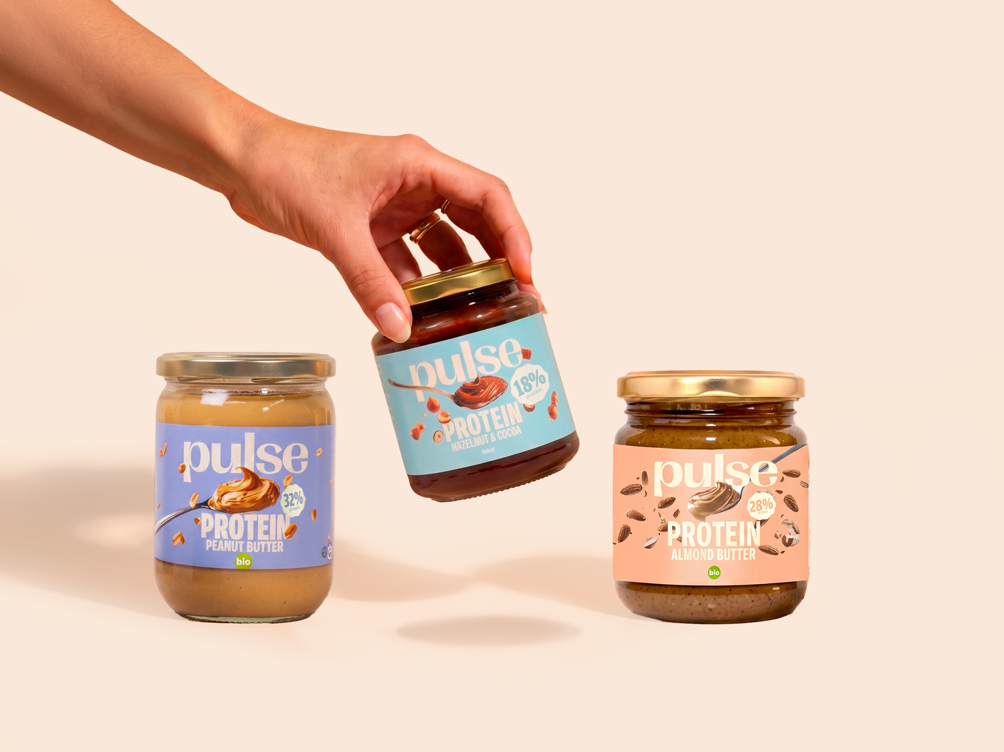 Le trio pâte à tartiner
