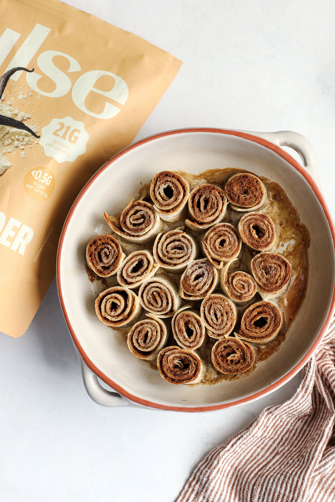 Cinnamon rolls protéinés