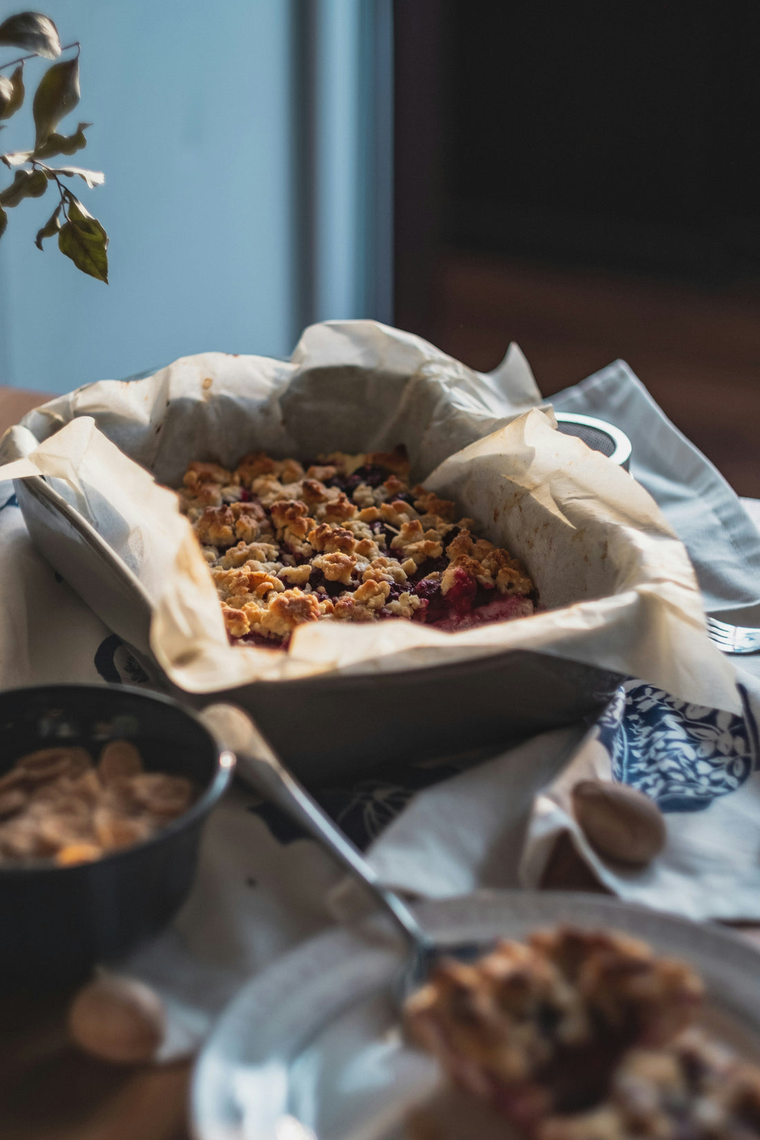 Crumble healthy aux pommes et granola