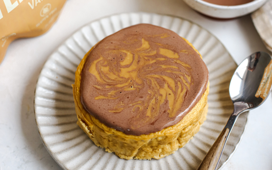 Cheesecake protéiné chocolat & cacahuète 🍫🥜
