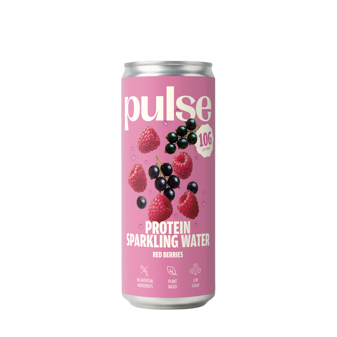 Pulse eau pétillante protéinée fruits rouges 330ml