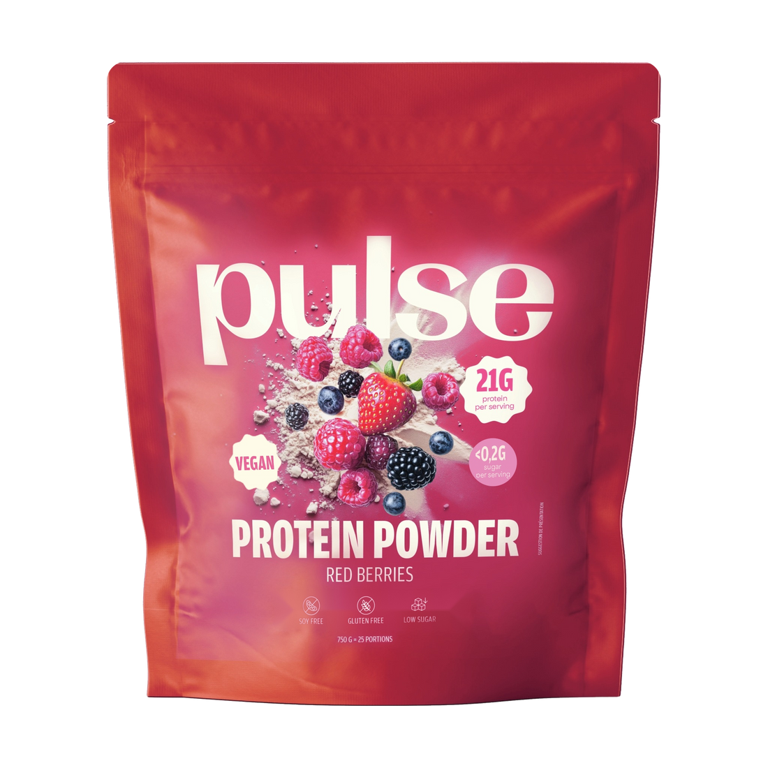 Pulse poudre protéinée fruits rouges 750g