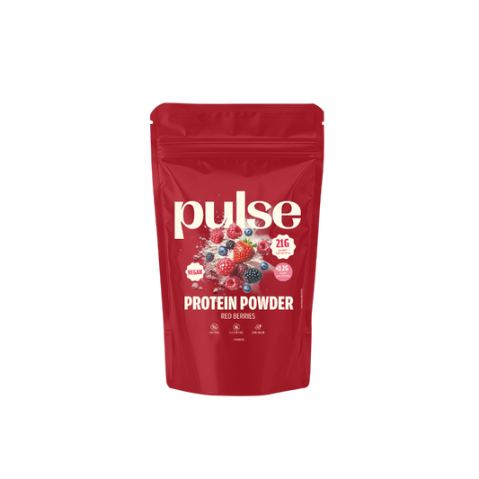 Vegan protein powder with red fruits 750g