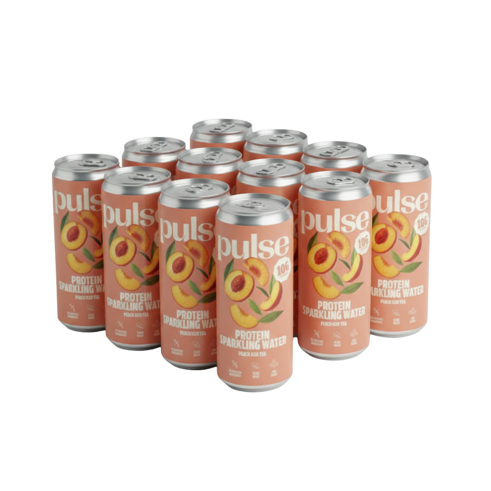 Pack Eaux Pétillantes Protéinées Thé Pêche 12x330ml