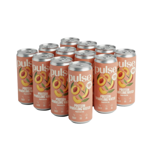 Pack Eaux Pétillantes Protéinées Thé Pêche 12x330ml