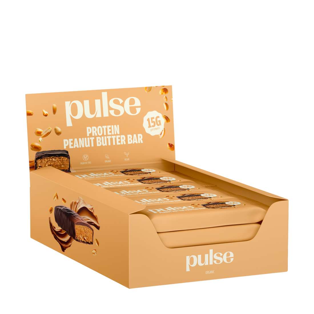Pulse barres protéinées cacahuète 12x50g