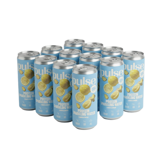 Pack Eaux Pétillantes Protéinées Citron Gingembre 12x330ml