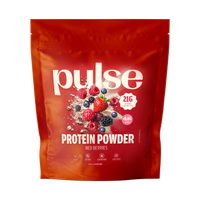Pulse Poudre protéinée vegan fruits rouge - front packshot