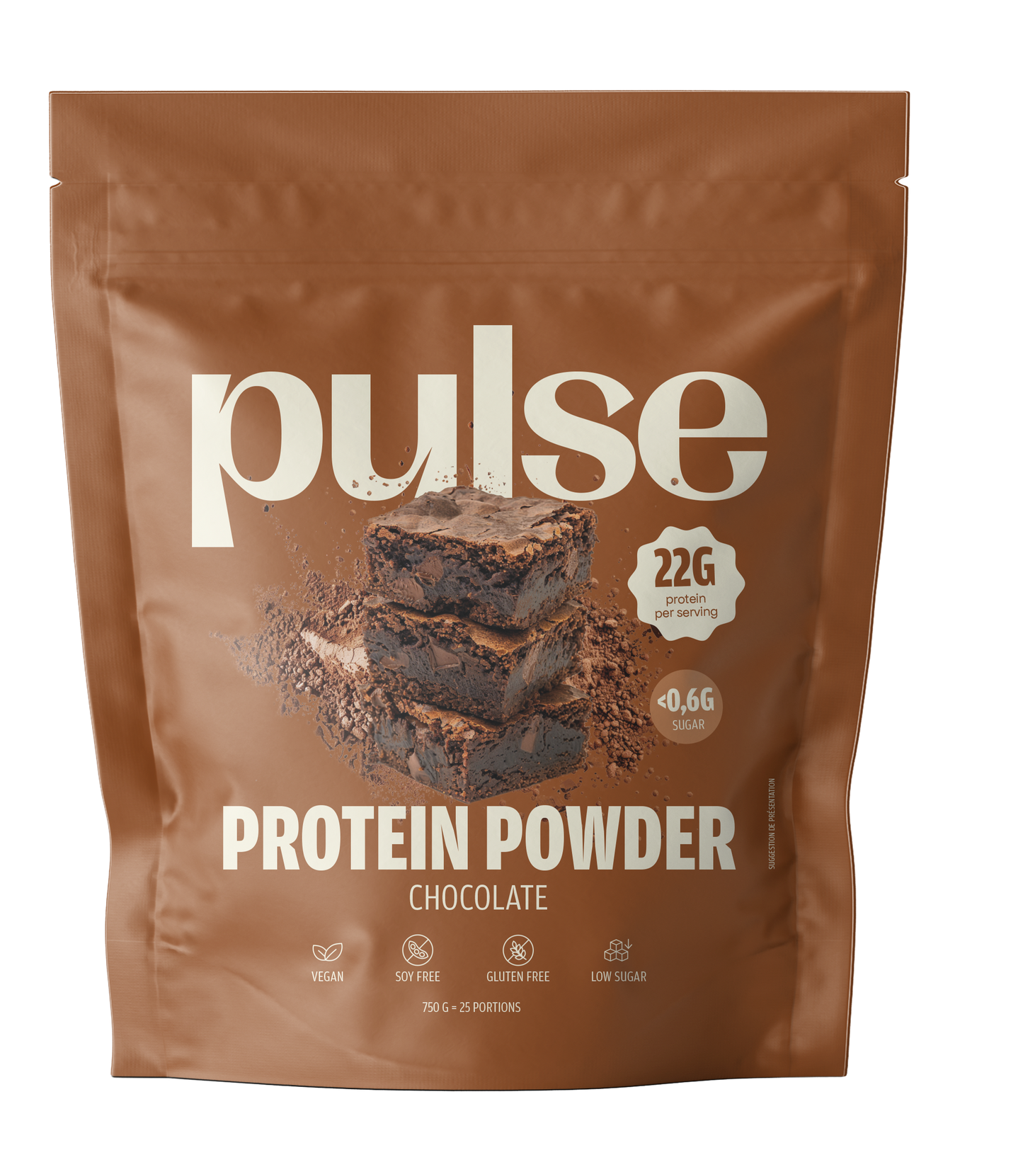 Poudre protéinée vegan chocolat 750g