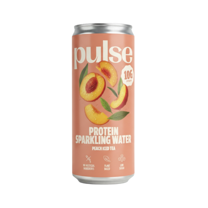 Boissons protéinée pêche thé glacé Pulse Protein - faible en sucre vegan - packshot