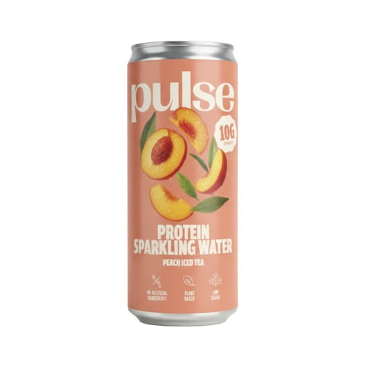 Boissons protéinée pêche thé glacé Pulse Protein - faible en sucre vegan - packshot