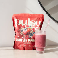 Pulse Poudre protéinée vegan fruits rouge - Smoothie protéiné