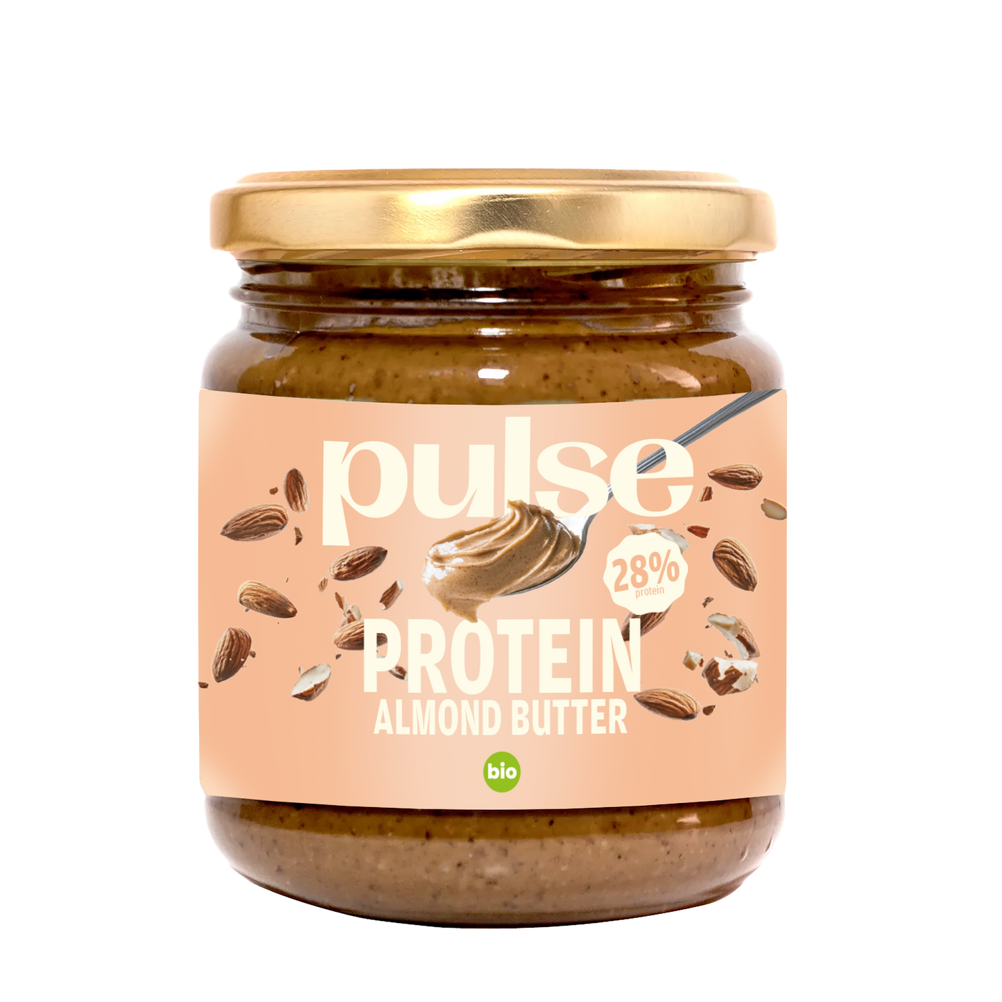 Organic Protein Almond Butter 500g (28% protein)