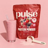 Poudre protéinée végétale fruits rouges 750g