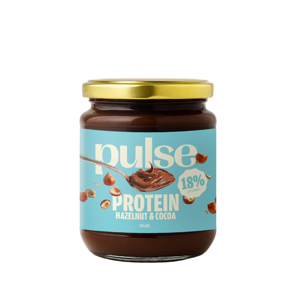Pâte à tartiner protéinée choco-noisette bio 300g (18% protéine)