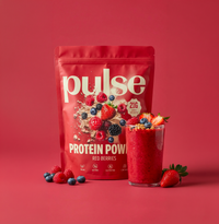 Plant-based protein powder red fruit 750g