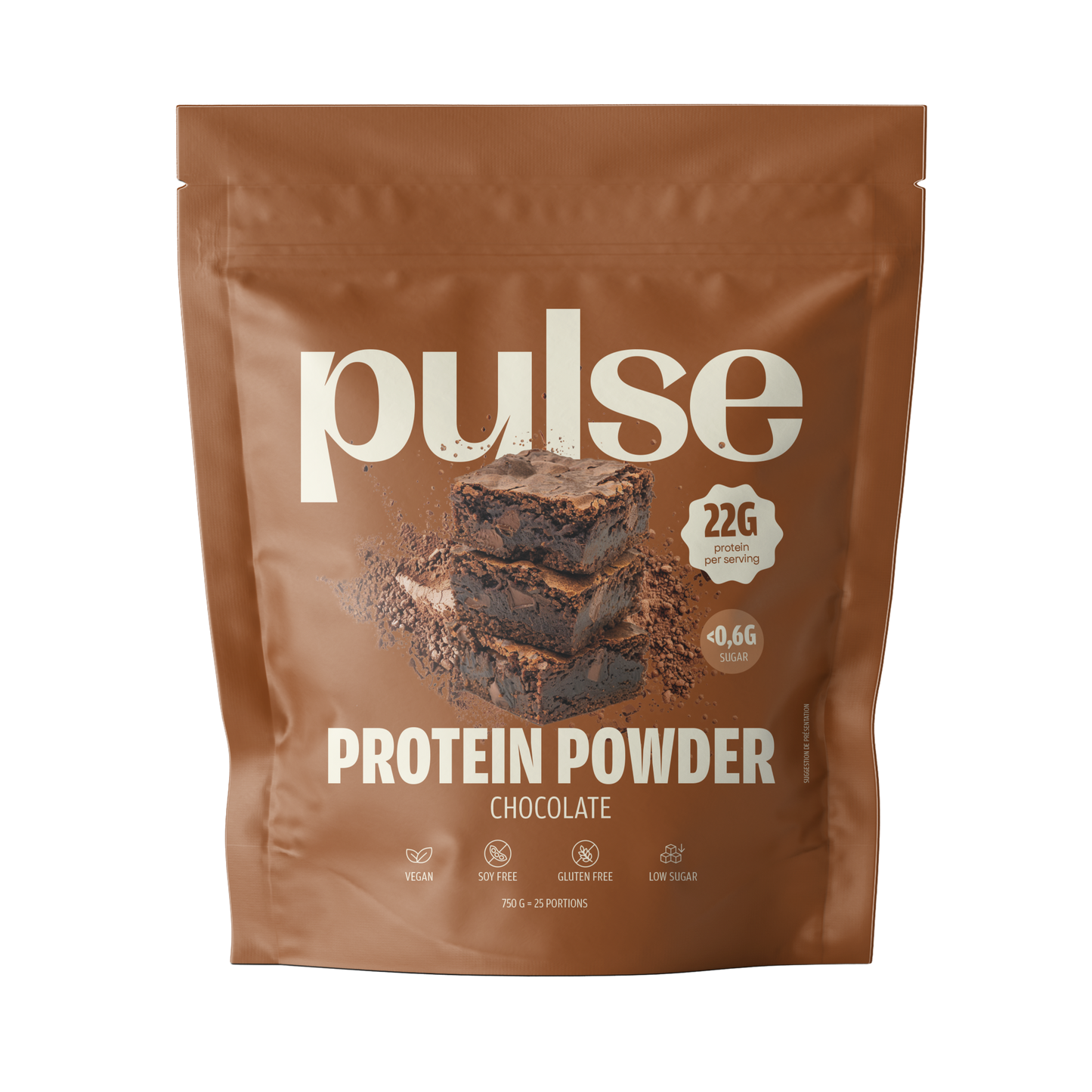 Poudre protéinée vegan chocolat 750g